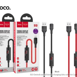 HOCO Lightning Fast Charging Cable with Charging timer - S13